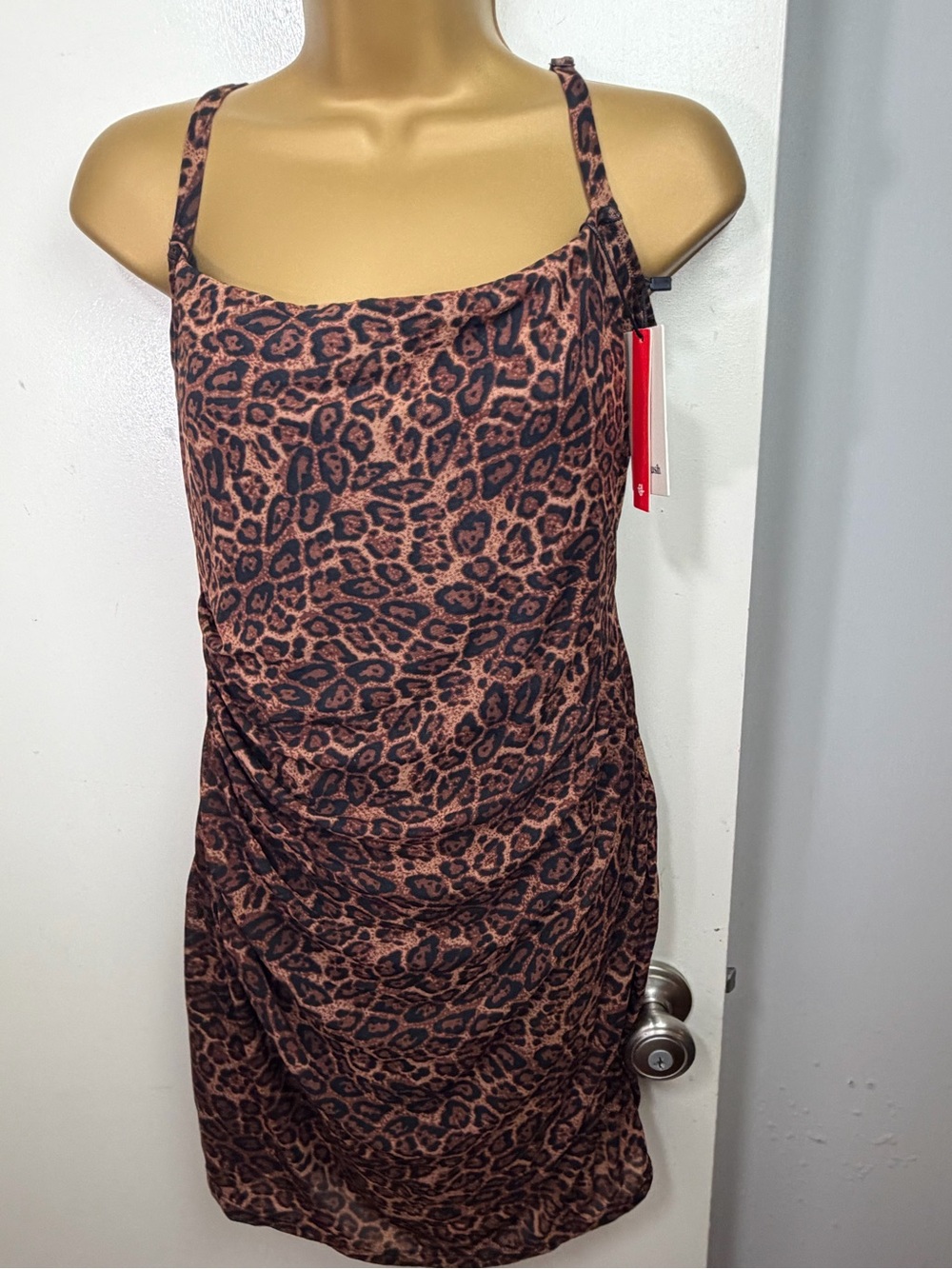 Popilush Bown Shapewear Mesh Tummy Control Adjustable Strap Slip Dress NWT Sz XL - Picture 4 of 16